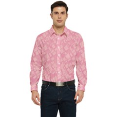 Pink Men s Long Sleeve  Shirt