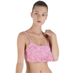 Pink Layered Top Bikini Top  by nateshop