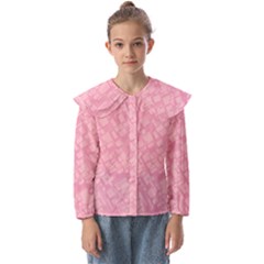 Pink Kids  Peter Pan Collar Blouse by nateshop