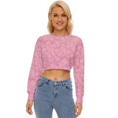 Pink Lightweight Long Sleeve Sweatshirt