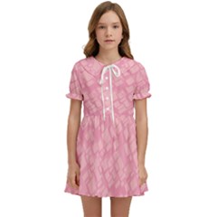 Pink Kids  Sweet Collar Dress