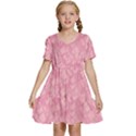 Pink Kids  Short Sleeve Tiered Mini Dress View1