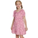 Pink Kids  Short Sleeve Tiered Mini Dress View2