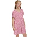 Pink Kids  Short Sleeve Tiered Mini Dress View3