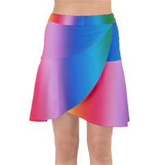 Proud Wrap Front Skirt by nateshop