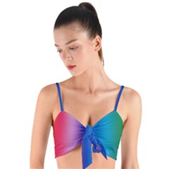 Proud Woven Tie Front Bralet by nateshop