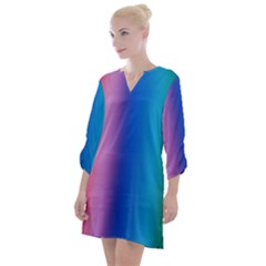 Proud Open Neck Shift Dress