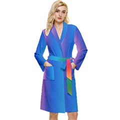 Proud Long Sleeve Velour Robe by nateshop