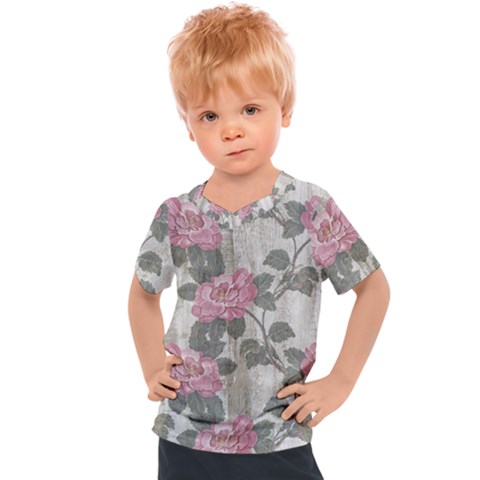 Roses,paint Kids  Sports Tee by nateshop