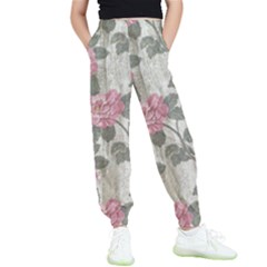 Roses,paint Kids  Elastic Waist Pants by nateshop