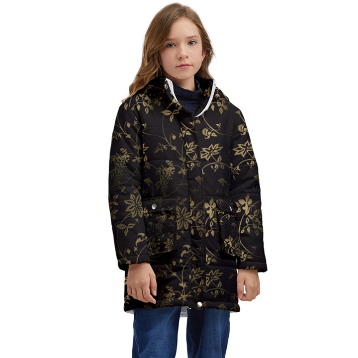 Scrapbook Kid s Hooded Longline Puffer Jacket