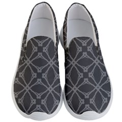 Seamless- Gray Men s Lightweight Slip Ons by nateshop