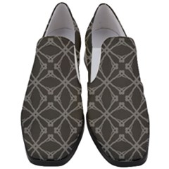 Seamless- Gray Women Slip On Heel Loafers