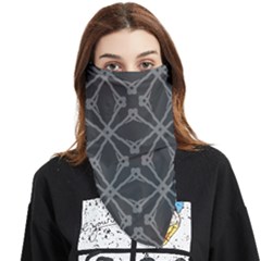 Seamless- Gray Face Covering Bandana (triangle) by nateshop