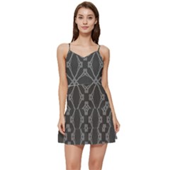 Seamless- Gray Short Frill Dress