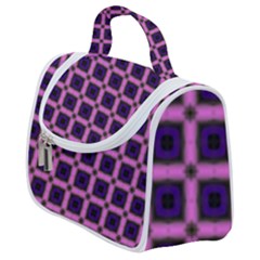 Seamless-box Puple Satchel Handbag by nateshop