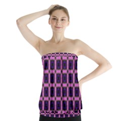 Seamless-box Puple Strapless Top by nateshop