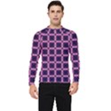 Seamless-box Puple Men s Long Sleeve Rash Guard View1