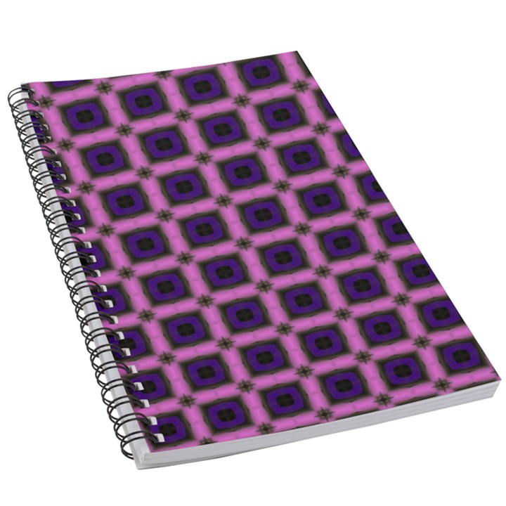 Seamless-box Puple 5.5  x 8.5  Notebook