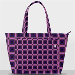 Seamless-box Puple Back Pocket Shoulder Bag 