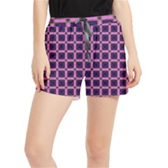 Seamless-box Puple Women s Runner Shorts