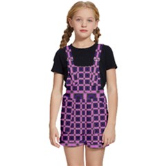 Seamless-box Puple Kids  Short Overalls