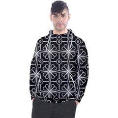 Seamless-pattern Black Men s Pullover Hoodie