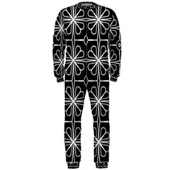 Seamless-pattern Black Onepiece Jumpsuit (men) by nateshop