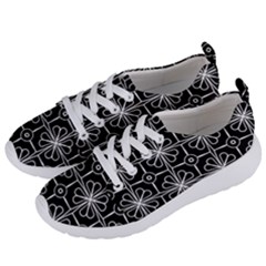 Seamless-pattern Black Women s Lightweight Sports Shoes by nateshop