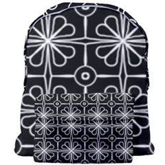 Seamless-pattern Black Giant Full Print Backpack