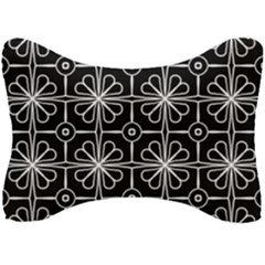 Seamless-pattern Black Seat Head Rest Cushion by nateshop