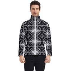 Seamless-pattern Black Men s Bomber Jacket