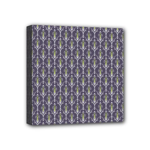 Seamless-pattern Gray Mini Canvas 4  X 4  (stretched) by nateshop