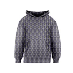 Seamless-pattern Gray Kids  Pullover Hoodie