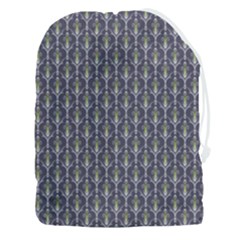 Seamless-pattern Gray Drawstring Pouch (3xl) by nateshop