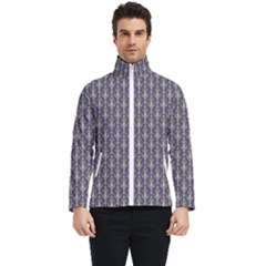 Seamless-pattern Gray Men s Bomber Jacket