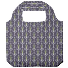 Seamless-pattern Gray Foldable Grocery Recycle Bag