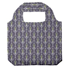 Seamless-pattern Gray Premium Foldable Grocery Recycle Bag