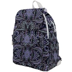 Abstract Kaleido Top Flap Backpack by kaleidomarblingart