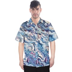 Abstract Waves Men s Hawaii Shirt