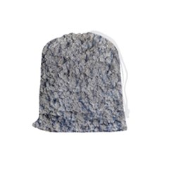 Cracked Texture Print Drawstring Pouch (large)