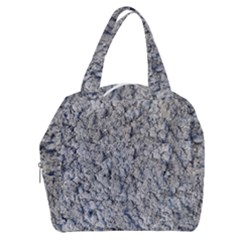 Cracked Texture Print Boxy Hand Bag