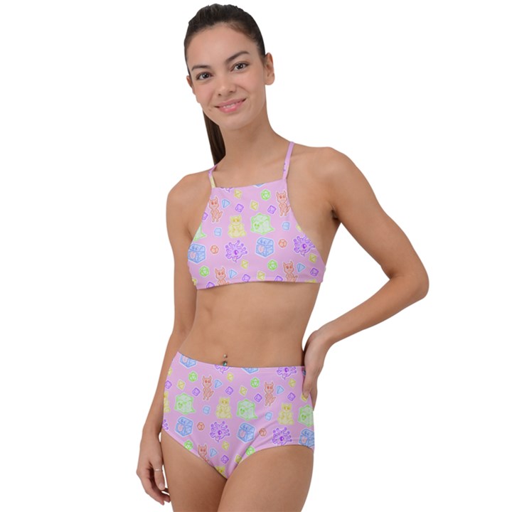 Dungeons and Cuties High Waist Tankini Set