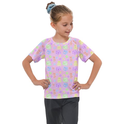 Dungeons And Cuties Kids  Mesh Piece Tee by thePastelAbomination