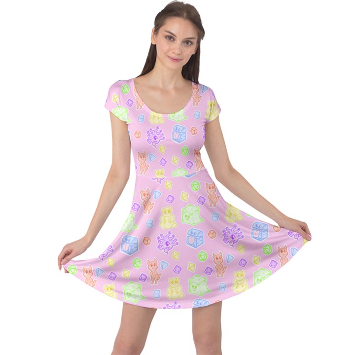 Dungeons and Cuties Cap Sleeve Dress