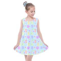 Dungeons And Cuties In Blue Kids  Summer Dress by thePastelAbomination