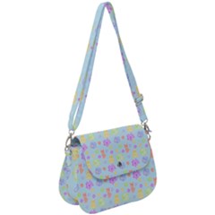 Dungeons And Cuties In Blue Saddle Handbag by thePastelAbomination