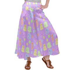 Dungeons And Cuties Satin Palazzo Pants by thePastelAbomination