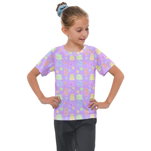 Dungeons And Cuties Kids  Mesh Piece Tee by thePastelAbomination