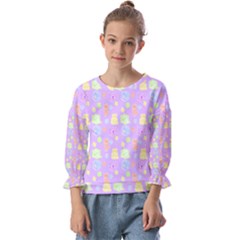 Dungeons And Cuties Kids  Cuff Sleeve Top